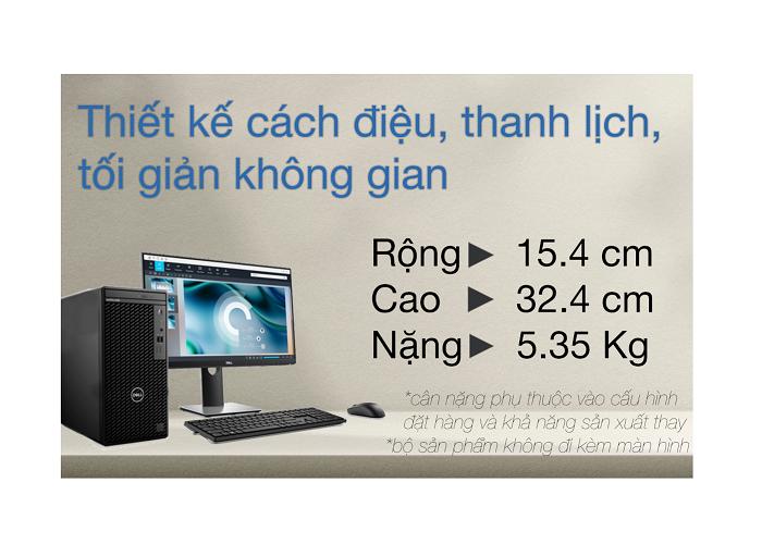 PC Dell Optiplex 3080 Tower BTX i3-10105 / 4GB/ 1TB HDD/ Fedora