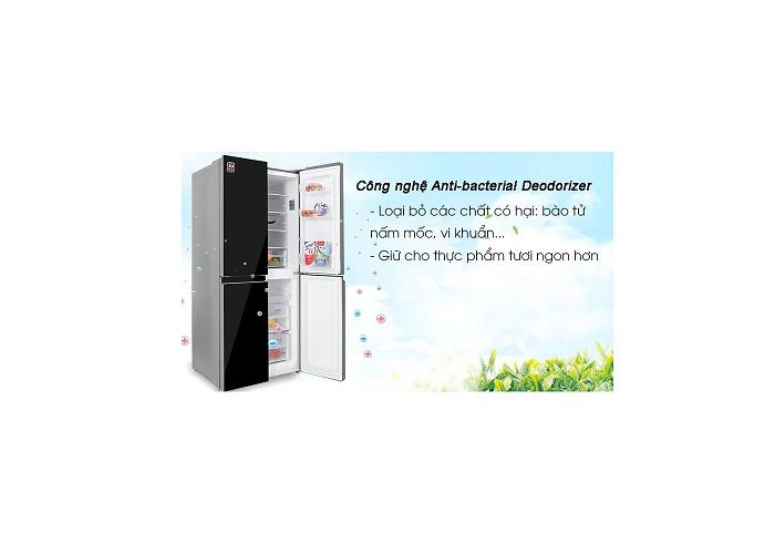 Tủ lạnh Sharp 362 lít SJ-FX420VG-BK
